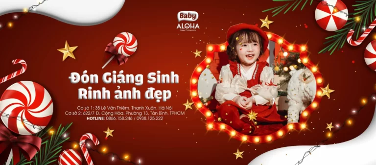 Top 5 concept chụp ảnh noel cho bé độc đáo, đáng yêu nhất. (Nguồn: Aloha Media)